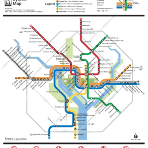 Washington Metro Map – DC Metro Map 2023